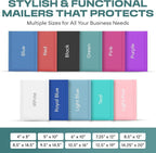 Green 10.5x16 Inch Large Poly Bubble Mailers #5 | Padded Envelopes with Self Seal | Air Lined Cushioned Bubble Mailer | Usable Size 10.5x15 | 100 Pack Bulk | Lightweight shipping Bags