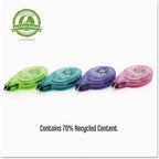 Tombow 68723 MONO Retro Correction Tape, Assorted Colors, 10-Pack. Colorful, Easy To Use Applicator for Instant Corrections