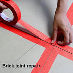 BOMEI PACK Red Painters Tape 1 Inch - Paint Tape 10 Rolls x 1 Inch x 55 Yards - Painter's Tape Red Masking Tape for Walls Painting, DIY Crafting, and School Projects, Total 550 Yards