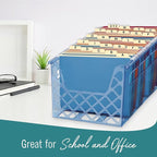 Alphabetical File Organizer, File Cabinet Dividers Letter Size, 25 Heavyweight Manila Guides A-Z Dividers with Tabs, 1/5 Cut Tab Positions Filing Cabinet and Desk Organizer