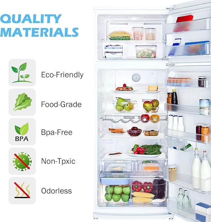 MooiFun Drawer Liners, Waterproof Shelf Liner, Anti-Slip Non-Adhesive BPA Free Kitchen Cupboard Cabinet Liner Refridge Fridge Mats Sink Protector Strong Durable for Home (White/15.7in x 20Ft)