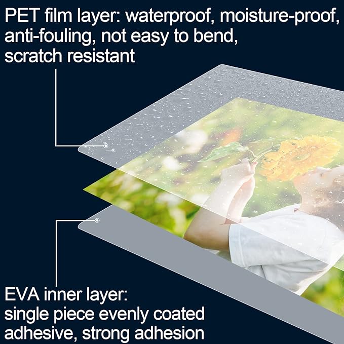 HERKKA 100 Pack Laminating Sheets, Hold 11 x 17 Inch Sheet, 3 Mil Clear Thermal Laminating Pouches 11.5 x 17.5 Inch Lamination Sheet Paper for Laminator, Round Corner