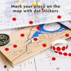 PARLAIM 3/4 Inch Roll Color Coding Labels,10000 per 10 Rolls Round Permanent Adhesive Color Coding Circle Dot Stickers for Office Home (Red)