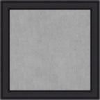 Amanti Art Black Framed Magnetic Board 29x29 Medium Vision Board for use with Magnets, 100% Metal Sheet to Display Items as Office Decor or for Home Organization in mudroom, Kitchen or Kids Room