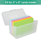 Index Cards 3x5, Ruled Flash Cards for Studying, Colored Note Cards Study Cards, 210 pcs Flashcards for Office and School Suplplies