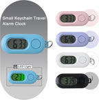 Small Glass Desk Whiteboard Dry-Erase Board with Clock, Small Travel Clock Keychain with Desk Notepad, Time Table Whiteboard for Desk Digital LED Light Display, 8x6 in with Accessories, Aqua Blue