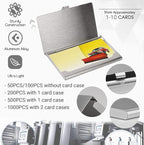 Custom Business Cards Double-Sided Personalized Stationery | Professional 300GSM Matte Paper for Small Business | 3.5x2 Inch