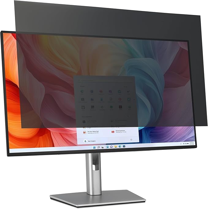 Kensington High Clarity Privacy Screen for 23.8 inch 16:9 Widescreen Monitor, Easy Installation Computer Privacy Filter for Desktop, 2H hardness Protection, Compatible with LG Samsung Dell, HC238A169A