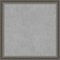 Amanti Art Silver Framed Magnetic Board 27x27 Medium Vision Board for use with Magnets, 100% Metal Sheet to Display Items as Office Decor or for Home Organization in mudroom, Kitchen or Kids Room