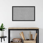 Amanti Art Black Framed Magnetic Board 22x34 Large Vision Board for use with Magnets, 100% Metal Sheet to Display Items as Office Decor or for Home Organization in mudroom, Kitchen or Kids Room