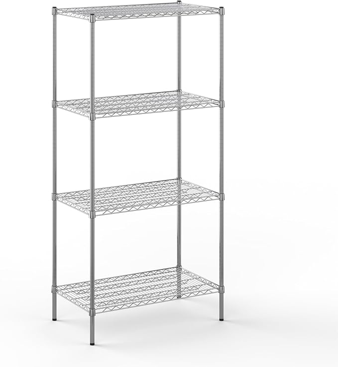 Regal Altair 21" Deep x 36" Wide x 74" Height Wire Shelving Kit | 4-Tier | NSF Commercial Storage Rack Unit