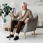 TANYOO Recliner Cushion for Elderly - Patented Dual Seat Cushion for Sagging Recliner Replacement Booster Cushion for Easy Get Up from Chair, Sofa & Couch, Relieves Long-Sitting Pain 20x20x4 Brown