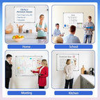 Grtard 18" x 12" White Board Dry Erase, Magnetic Dry Erase Boards, Hanging Magnetic Whiteboard with Marker and Strong Magnets, Dry Erase Board for Wall, White Boards Dry Erase for School, Office, Home