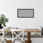 Amanti Art Black Framed Magnetic Board 13x25 Small Vision Board for use with Magnets, 100% Metal Sheet to Display Items as Office Decor or for Home Organization in mudroom, Kitchen or Kids Room