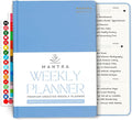 2026 Planner, Daily Journal & Gratitude Journal All-In-One with To Do List, Self Care Prompts & Habit Tracker - 5.8 x 8.3 - Blue