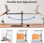 wishacc Premium Height Adjustable Book Stand - Clamp-On Tabletop Holder with Sturdy Page Clips | Aluminum Alloy & Wood Construction for Reading