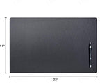 Black Leatherette 22" x 14" Conference Pad