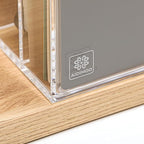 AIDIMOO Acrylic Magazine File Holder, 4 Vertical Compartments Desk Document Sorter Organizer, Clear Folder Rack Binder for Office, Documents, Tablets, Magazines, Books – Home/Classroom Rack