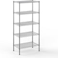 Regal Altair 18" Deep x 30" Wide x 64" Height Wire Shelving Kit | 5-Tier | NSF Commercial Storage Rack Unit