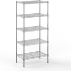 Regal Altair 18" Deep x 30" Wide x 64" Height Wire Shelving Kit | 5-Tier | NSF Commercial Storage Rack Unit