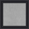 Amanti Art Black Framed Magnetic Board 20x20 Small Vision Board for use with Magnets, 100% Metal Sheet to Display Items as Office Decor or for Home Organization in mudroom, Kitchen or Kids Room