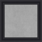 Amanti Art Black Framed Magnetic Board 20x20 Small Vision Board for use with Magnets, 100% Metal Sheet to Display Items as Office Decor or for Home Organization in mudroom, Kitchen or Kids Room