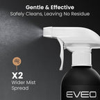 EVEO® Screen Cleaner Spray Kit (Streak-Free) TV Screen Cleaner for Smart TV, Lcd, LEd, Oled | Computer Screen Cleaner Spray and Wipe Microfiber Cloth - TV, Monitor, Laptop, iPad, Car - 6.7oz 1 Pack