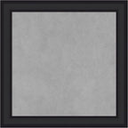 Amanti Art Black Framed Magnetic Board 19x19 Small Vision Board for use with Magnets, 100% Metal Sheet to Display Items as Office Decor or for Home Organization in mudroom, Kitchen or Kids Room