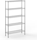 Regal Altair 14" Deep x 42" Wide x 74" Height Wire Shelving Kit | 5-Tier | NSF Commercial Storage Rack Unit
