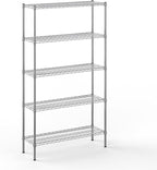Regal Altair 14" Deep x 42" Wide x 74" Height Wire Shelving Kit | 5-Tier | NSF Commercial Storage Rack Unit