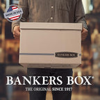 Bankers Box 12-Pack Basic Duty File Storage Boxes with Lids, Letter/Legal, STOR/FILE, (00703)