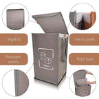NYIKA - Recycling Organizer - Reusable Recycling Bags - Recycling Sorter - Trash Sorting Bins - 3 Compartment Recycle - Pack of 3 Bags with Lid