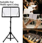 Music Folder Sheet Music Folders 9 Pack Binder Music Choral Storage Holder Band Folder (9)
