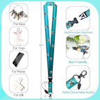 Elephant Badge Holder with Retractable Lanyard, Cute Lanyards for ID Badges Name Tags Vertical Card Holder, Breakaway Lanyard Badge Reel Retractable, Teacher Nurse Workers Women Office Gifts