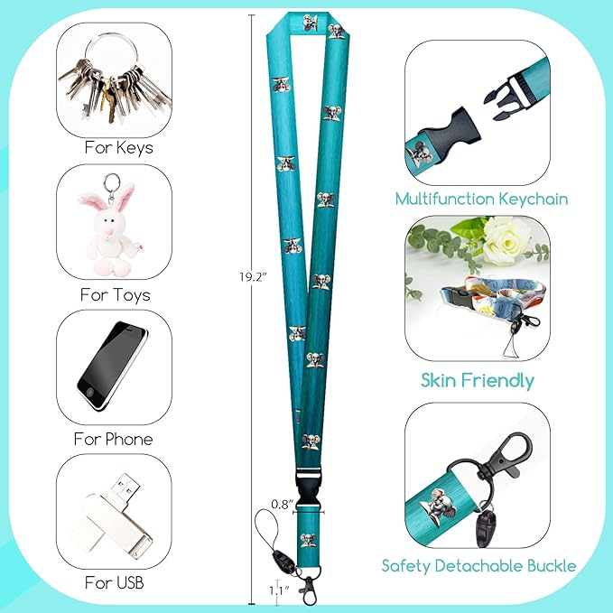 Elephant Badge Holder with Retractable Lanyard, Cute Lanyards for ID Badges Name Tags Vertical Card Holder, Breakaway Lanyard Badge Reel Retractable, Teacher Nurse Workers Women Office Gifts