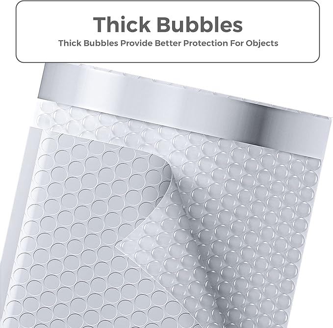 METRONIC 8.5 x 12 Bubble Mailers 40 Pack, White Bubble Mailers, Strong Adhesion Padded Envelopes, Shipping Envelopes Bubble Mailer, Bubble Envelopes for clothing, Padded Mailers Usable Size 8.5 x 11