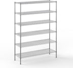 Regal Altair 18" Deep x 54" Wide x 74" Height Wire Shelving Kit | 6-Tier | NSF Commercial Storage Rack Unit