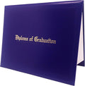 GraduationMall 11"x14" Imprinted Padded Diploma Cover Certificate Holder Purple