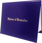 GraduationMall 11"x14" Imprinted Padded Diploma Cover Certificate Holder Purple