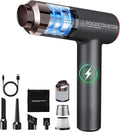 PocketDuster 2-in-1 Compressed Air Duster and Mini Vacuum Cleaner with 150000 High RPM - Powerful Brushless Motor for Desktop, Keyboards, Laptop, Dryer and Electronics