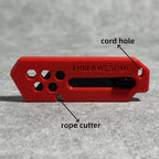 XHM Awesome Small Box Cutter Retractable Blade Ultility Knife, For Artwork, Cardboard Cutting, Package/Letter Opening, Home, Office & EDC Use, Pack of 3 (RED)