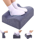 COMFelicify Foot Rest for Under Desk at Work, Ergonomic Under Desk Footrest with Washable Cover, Memory Foam Foot Stool for Office Chair & Gaming Chair, Back & Hip Pain Relief, Blue