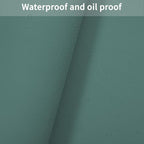 Zinkooat Leather Desk Mat,1.8mm Thick,15.75x63 Inch Desk Cover,Desk Protector Mat,Dresser Cover Top,Desktop Cover,Dresser Cover Top for Bedroom,Table Protector Mat(Aqua Blue+Gray,15.75x63)