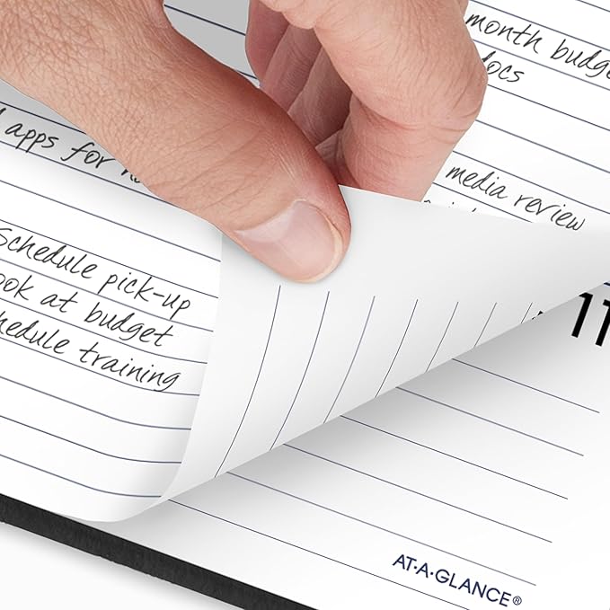 AT-A-GLANCE 2026 Planner, Weekly & Monthly, 7" x 8.75", Medium, Executive, DayMinder, Black (G5460026)