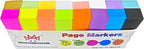 4A 2 Packs Sticky Note Tabs Flags 0.6 x 2 Inches, 16 Colors, Small Sticky Notes Page Markers Book Index Tabs for Office School Supplies, 100 Sheets/Pad, 16 Pads/Pack, 3200 Sheets Total, 4A 501516x2