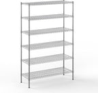 Regal Altair 18" Deep x 48" Wide x 74" Height Wire Shelving Kit | 6-Tier | NSF Commercial Storage Rack Unit
