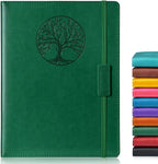 Biuwory Lined Journal Notebook for Women Men,256 Pages B5 Large Hardcover Leather Journals for Writing,Travel,Business,Work & School,College Ruled Notebooks for Note Taking,Diary Notepad 7.8"×10.2"