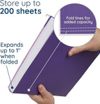 Blue Summit Supplies 25 Jewel Tone Hanging File Folders Letter Size with Tabs, Reinforced Hanging File Folders Jewel Tone, Includes Plastic Tabs and Inserts