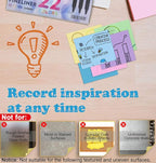 MyLifeUNIT Sticky Notes 3x3, Bulk Pack 54 Note Pads 5400 Sheets for Daily Reminder, Self-Stick Notes with 6 Assorted Colors