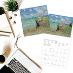Graphique 2026 Monet Wall Calendar | 12” x 12” | Thick Paper | Home & Office Organizer | Large Monthly Grid | 3 Languages & Marked Holidays | 4 Month Preview Page for 2027